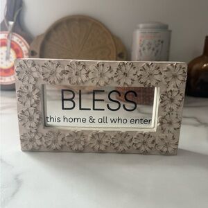 Floral Home Blessing decor